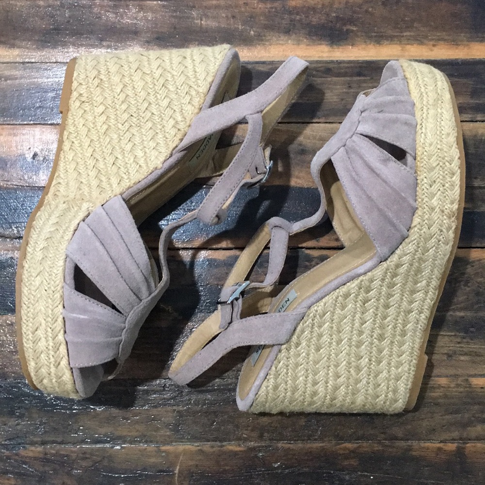 STEVE MADDEN | suede espadrille wedges - Picture 2 of 2